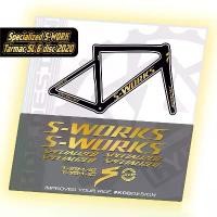 ราคา สติกเกอร์รูปลอก S-WORK TARMAC SL 6 2020 สําหรับติดตกแต่งรถจักรยาน (1735556174496695741)