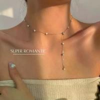 ราคา ❊iDEAL สร้อยคอจี้ Super Romantic สร้อยคอเท่ๆ สร้อยมุก สร้อยเงินแท้ สร้อยคอมุก Valentine ของขวัญ☉ 【สินค้าขายดีอันดับ 1】 (1734430394537052052)