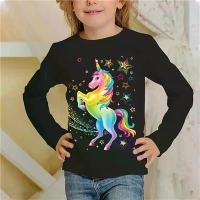 ราคา เสื้อผ้าเด็กฤดูร้อน, เสื้อยืดแขนยาว, สำหรับเด็ก, เสื้อยืดลายการ์ตูนยูนิคอร์น, เสื้อยืดเด็กผู้หญิง, วันพีซ, เสื้อผ้าทารก, 2024 (1731215527965722857)