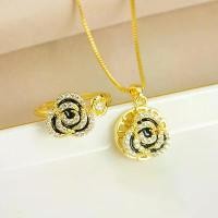 ราคา สร้อยคอเพทาย, สีทอง 14 เค, สีดำและสีโรส, สำหรับผู้หญิง, โซ่สร้อยคอ, เครื่องประดับสตรี, เหมาะสำหรับงานแต่งงาน, ของขวัญแหวน (1731384353146635690)