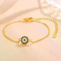 ราคา สร้อยข้อมือผู้หญิงทรงกลม ประณีต ลายตานำโชค ประดับเซอร์คอน ดีไซน์โซ่ปรับได้ เครื่องประดับดีไซน์หรู เหมาะเป็นของขวัญ ข้อมือ สร้อย ทอง คอ ไม้ กางเขน คู่ ลอก ดํา กําไล สายมู หงส์ นํ (1735394448235332799)
