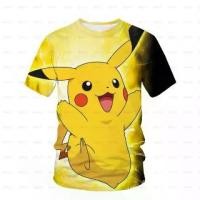 ราคา เสื้อยืดแขนสั้นพิมพ์ลายการ์ตูนญี่ปุ่นสำหรับเด็ก เสื้อผ้าฤดูร้อนสำหรับเด็กทารก เด็กชายและเด็กหญิง โปเกมอน ปิกาจู (1729961729225427535)