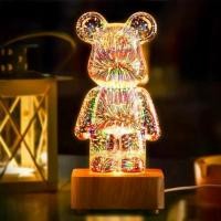 ราคา รูปปั้นหมีแก้ว LED สไตล์สวยงาม โปรเจคเตอร์ไฟระเบิดแบบ 3 มิติ โคมไฟรูปปั้น หมีเปลี่ยนสีได้ สำหรับตกแต่งห้องนอน (1735212637428680179)