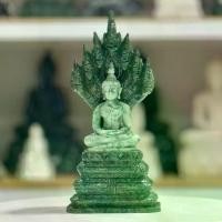 ราคา พระพุทธรูป พระแกะสลัก พระนาคปรก 7 เศียร ปางสมาธิ หยกพม่า หน้าตัก 3 นิ้ว ฐานนาคปรก แกะสลัก หินเขียวอินเดีย (1732110841145820829)