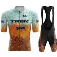 ราคา TRISET เสื้อปั่นจักรยาน, ชุดเสื้อปั่นจักรยาน Powerband, ทีม TREK ใหม่, เสื้อปั่นจักรยานผู้ชายแขนสั้น, แห้งเร็วและระบายอากาศได้, เหมาะสำหรับฤดูร้อน Trek และจักรยานเสือหมอบ, อุปกรณ์ (1731420047126988015