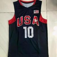 ราคา เสื้อบาสเก็ตบอล ทีมในฝันของสหรัฐอเมริกา เบอร์ 8 และ 10 ไบรอันท์ เย็บทั้งหมด สไตล์โยนแบคทีปร้าน USA Dream ทีม 2 สี สีกรมท่าและสีขาว กีฬา Sport (1730609318141266016)