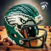 ราคา หมวกกันน็อคตัวต่อบล็อก, ของตกแต่งตัวต่อบล็อกสร้างสรรค์สำหรับทีม NFL ทั้ง 32 ทีม, ของขวัญตัวต่อบล็อกสั่งทำ (1734827953984079645)