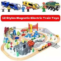 ราคา ของเล่นโมเดลหัวรถจักรรถไฟแม่เหล็ก เหมาะสำหรับทุกยี่ห้อ รางไม้ รถไฟ รถไฟไฟฟ้า ไม่มีของขวัญคริสต์มาสสำหรับเด็ก (1732359985822073902)