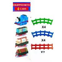 ราคา CARTOON TRAIN รถไฟขบวนยาว 4 โบกี้ รถไฟมหาสนุกแสนสวย มาพร้อมรางรถไฟให้หนูๆเล่น ใส่ถ่านวิ่งมีเสียงมีไฟ (1729700538010864120)