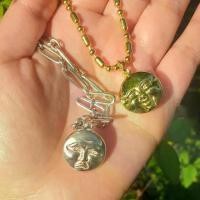 ราคา substore / fullmood pendent / จี้พระจันทร์ /เงิน925/ชุปทอง14k (1735121941718926841)