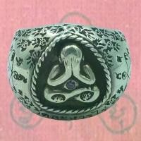 ราคา แหวนพระปิดตา หลวงปู่ทิม เนื้อ เงิน 98% รุ่น เลื่อนสมณศักดิ์ วัดละหารไร่ จ.ระยอง ทิบทัม สีม่วง 5 ธันวาคม 2507 (1735084083210651426)