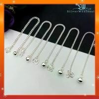 ราคา โปรโมชั่น # N114 สร้อยข้อมือเด็ก เงิน 925 CSP สายโซ่ (สร้อยข้อมือเด็ก) เงิน 925 ของแท้ (1734909468645295655)