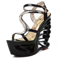 ราคา รองเท้าส้นสูงผู้หญิง หัวแหลม พื้นหนา รองเท้าทำงาน Passion Heels Love Heels รุ่น 1076 หนังสีขาว แฟชั่นฤดูร้อน สไตล์ใหม่ มีหัวเข็มขัดหนัง สายรัดข้อมือ ตกแต่งโลหะ พื้นแพลตฟอร์ม กันน้ำ (173555276855663123