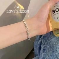 ราคา 【เก็บเงินปลายทาง】 MEETกำไลเงิน Love Zircon กำไลเงินแท้ สร้อยข้อมือปรับได้ กำไลเพชร กำไลแฟชั่น ข้อมือเงิน ข้อมือเพชร (1732829079084041701)