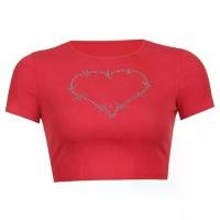 ราคา เสื้อครอปลายลูกปัด Summer Love (1733648774836290943)