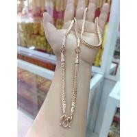 ราคา สร้อยคอ3ห่วงห้อยพระเศษนาคแท้3บาท ว้าวซ่า สแตนเลส ไม่ลอก ไม่ดําใส่ อาบน้ําได้ คอเชือกร่ม 2 สลึง คู่ รัก อีวิล อาย jewelry (1734542592791447057)
