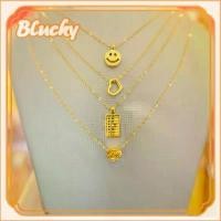 ราคา สร้อยคอชุบทองอิตาลี 18K จี้เสน่ห์หลากหลาย 99.99% น้ำหนัก 0.1 กรัม สำหรับผู้หญิง เหมาะสำหรับเป็นของขวัญ แพ้ง่าย ไม่หมอง มีให้เลือกหลายสไตล์ สร้อย ยาว ข้อมือ คู่ รัก คอเหล็ก ไทเทเน (1735217426317739634)