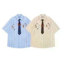 ราคา Madday Brown Shirt เสื้อเชิ๊ตแขนสั้น ลายสก็อต เสื้อเชิ้ตเกาหลีผู้ชาย คอปก / H280 ปังมาก แขนยาว ลายสก๊อต สี ขาว คอบัวน่า รัก ยาว ดอกไม้ ผู้ หญิง กางเกง ในเเต๊บ เชิ๊ต (1734907337138341227)