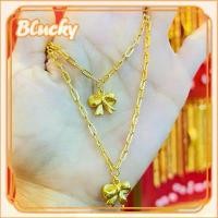 ราคา สร้อยคออิตาลี ชุบทอง 18K (Au750) สร้อยคอคลิปหนีบกระดาษโบว์ สำหรับผู้หญิง เหมาะเป็นของขวัญ [COD] สร้อย ข้อมือ โซ่ โหลสุ่ม เครื่องประดับ กําไล สายมู ลอก ดํา คู่ รัก ปลอม ช่าง คอ (1735217205067220535)