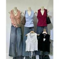 ราคา เสื้อคอจีนแขนกุดแต่งวีหน้า เสื้อคอวีแต่งผ้าลูกไม้ (มีดึงหลัง) กระดุมหน้า งานผ้าลูกไม้ เกาหลีมาก MATINEE (MM005) สุดปัง แขนยาว แฟชั่น สี ขาว ยืด คอต ตอน แท้ เสื้อยืด สไต (1734623941283972985)