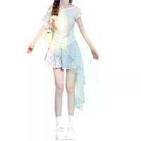 ราคา สินค้าพร้อมส่งปี 2026: เสื้อแขนสั้นเปิดไหล่สีขาวสไตล์นักเรียนหวานไซส์ใหญ่ + กระโปรงสั้นตาข่ายสุดน่ารักลายตารางคาร์ดิแกนไม่สมมาตร ชุดสองชิ้นสไตล์ใหม่ทันสมัยระดับพรีเมียมสำหรับผู้ห (1734812657176119229)