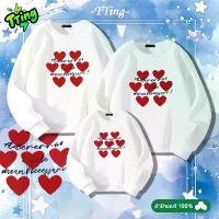 ราคา LOVE รัก We are family เสื้อสเวตเตอร์เด็ก เสื้อสเวตเตอร์ผู้หญิง แขนยาว เสื้อสเวตเตอร์ผ้าฝ้ายแท้ เสื้อสเวตเตอร์คอกลม ชุดครอบครัว oversize เสื้อผ้าสตรี ผ้าไม้ปลอดสารเคมี ฮู้ดี้หญิง (1733490233709266726)