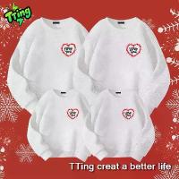 ราคา I LOVE YOU รัก We are family เสื้อสเวตเตอร์เด็ก เสื้อสเวตเตอร์ผู้หญิง แขนยาว เสื้อสเวตเตอร์ผ้าฝ้ายแท้ เสื้อสเวตเตอร์คอกลม ชุดครอบครัว oversize เสื้อผ้าสตรี คลุมคุมโคตรเท่ ผ้าไม้ป (1733464608469321510)