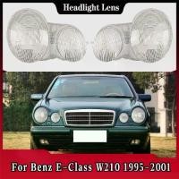 ราคา สำหรับรถเบนซ์รุ่น E-Class (W210) รุ่น E200/E220 ปี 1995–2001 ฝาครอบไฟหน้าแบบใส เปลี่ยนจากฝาครอบไฟเดิม (1735437432888591904)