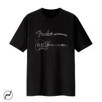 ราคา S - 5XL Fender Jazzmaster Guitar T-Shirt Unisex Cotton Tee (1735096312205706429)