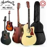ราคา (3สี แถม Bag+Pick+เครื่องตั้งสาย) กีต้าร์โปร่ง 41 นิ้ว Martin Lee ML-401C สีด้าน กีตาร์โปร่ง Martinlee (1734521601911850550)
