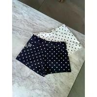 ราคา ที่นิยมมากที่สุด || รุ่น Taylor short pant กางเกงขาสั้น เอวต่ำ ลายจุด polka dot กางเกงเอวต่ำ กางเกง ยีนส์ คลุม เข่า (1733062616702551403)