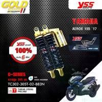 ราคา YSS โช๊คแก๊ส G-PLUS Gold Edition โฉมใหม่ล่าสุด ใช้อัพเกรดสำหรับ Yamaha Aerox155【 TC302-305T-02-883N 】 สปริงดำกระบอกทอง (1734355109260068062)