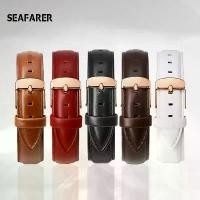 ราคา สายหนังแท้สีขาวลายปมไผ่สำหรับนาฬิกาข้อมือ พร้อมสายทองคำโรสโกลด์ ขนาด 12/14/17/18/20/22 มม. สำหรับสายนาฬิกา DW (1734197054069769246)