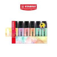 ราคา [พร้อมส่ง] STABILO Boss Pastel ปากกาไฮไลท์ ปากกาเน้นข้อความ แพ็ค 6 สีพาสเทล (70/6-2) (1735508974137214593)