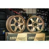 ราคา ♨TE37 หยอดแดง 6รู 6 ก้าน ขอบ 18 ล้อแม็กใหม่ (ราคาต่อ 1 ล้อ)ขายยกชุด 4 ล้อ✺ (1735022904530273624)