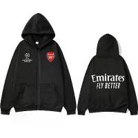 ราคา Arsenal Football Club Champions League Team Fan Zipper Cardigan Fashion Sports Sweatshirt Unisex Hooded Jacket (1733638989718783712)