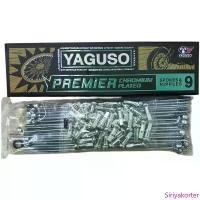 ราคา YAGUSO ซี่ลวด Premier ชุบโครเมียม หมุดเล็ก เบอร์9 PCX150 160 CLICK125i 150 160 ล้อขอบ 17 เท่านั้น 184+129 ที่นิยมมากที่สุด (1734466173607642640)