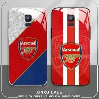 ราคา For Samsung Galaxy A5 2018 Premier League Arsenal Football Club Tempered glass phone case (1734368639364073358)