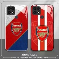 ราคา For OPPO A35 2021 Premier League Arsenal Football Club Tempered glass phone case (1734331402012100494)