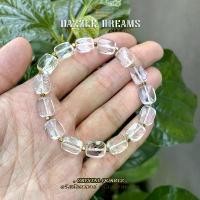 ราคา ของแท้ ❦สร้อยข้อมือหินแท้ 100% " คริสตัลควอทซ์ เขี้ยวหนุมาน " Crystal Quartz กำไลหิน หินนำโชค หินมงคล เสริมโชค ทรงหมอน✫ (1735298392189601211)