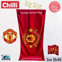 ราคา ผ้าขนหนู ขนาด 30x60 นิ้ว Manchester United แมนยู พิมพ์ลายลิขสิทธิ์แท้ ผ้าCotton100% ยี่ห้อ JHC (Chilli) No.7066 (1735558229890205243)