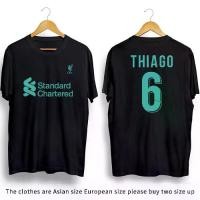 ราคา เสื้อยืดคอกลม พิมพ์ลาย Liverpool Roberto Firmino Thiago Virgil สีดํา สีขาว สําหรับผู้ชาย และผู้หญิงS-5XL ผ้าฝ้าย ผ้าสำลี ผ้าไหม Man (1731355043207481435)