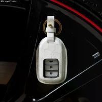 ราคา COD เคสกุญแจรถยนต์ Honda City / Civic / CRV / HRV / Accord ซองกุญแจรถยนต์ หนังวัวแท้ CHAK (1734678929185736054)