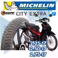 ราคา ♗Michelin CITY EXTRA ขอบ 17 สำหรับ Honda wave, Yamaha Finn ,Spark ขนาด 2.25-17 , 2.50-17 , 2.75-17 TUBETIRE ต้องใช้ยางใน☚ (1735104956340274204)