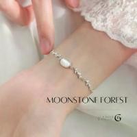 ราคา 【เก็บเงินปลายทาง】 GLAMOR✨Moonstone Forest สร้อยข้อมือเงินแท้ สร้อยข้อมือหินโมรา สร้อยข้อมือผู้หญิง กำไลข้อมือ กำไลเงิน (1732840614016287803)