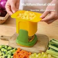 ราคา Multifunctional Vegetable Dicer Potato Carrot Cucumber Slicer Home Vegetable Cutter Ham Dicing Tool (1734607948720211099)