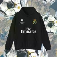 ราคา เรอัล มาดริด/ฟุตบอล themed hoodie with Real Madrid football team logo printed on adult เสื้อฮู้ด M-3XL size (M-3XL) (1733373572392322767)