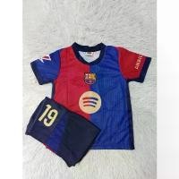 ราคา ชุดเสื้อกีฬาเด็ก ทีมบาร์เซโลน่าBarcelona เบอร์19ชื่อลามีน ยามาล ปี2024-2025ใหม่ล่าสุด เสื้อ+กางเกง ป้ายงานปัก (1734705586770970139)