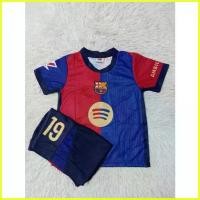 ราคา ชุดเสื้อกีฬาเด็ก ทีมบาร์เซโลน่าBarcelona เบอร์19ชื่อลามีน ยามาล ปี2024-2025ใหม่ล่าสุด เสื้อ+กางเกง ป้ายงานปัก (1735543613678388782)