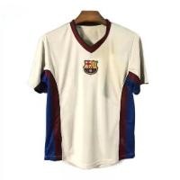 ราคา เสื้อฟุตบอล Barcelona เก่าสีเทา สไตล์ย้อนยุค เสื้อกีฬา 1998/1999 (1735453002185147662)